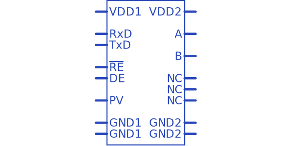 Analog Devices Inc. ADM2483BRWZ ANALOG DEVICES - ADM2483BRWZ - RS485 ...