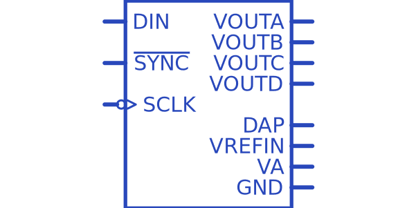 Texas Instruments DAC124S085CISD/NOPB IC DAC 12BIT V-OUT 10WSON ...